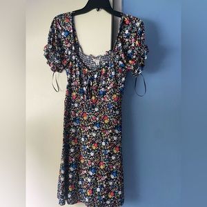 Black/floral dress